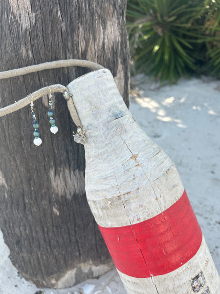 Blue Druzy Earrings