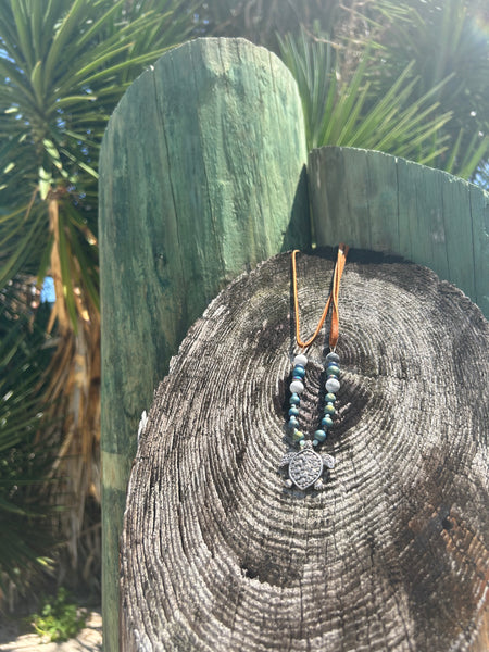 Reversible Turtle Pendant Necklace